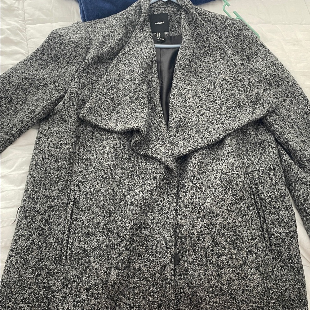 Forever 21 Gray Pea Coat